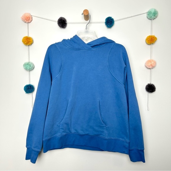 Lululemim Perfectly Oversized Hoodie Size 8 Soft Denim Blue - Picture 1 of 8